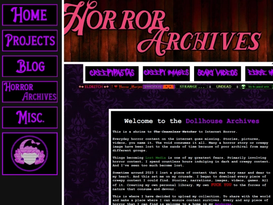 Website screenshot
