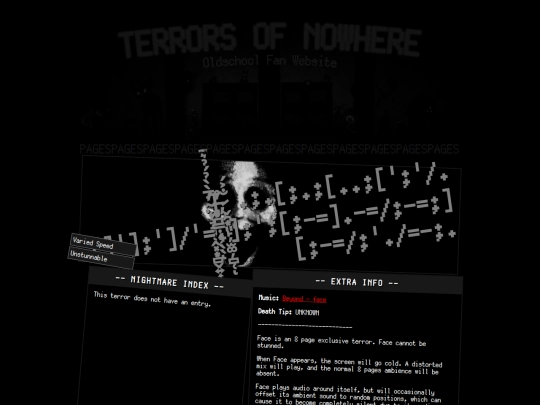 terrors/face screenshot