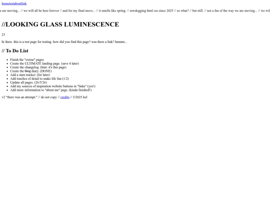 test screenshot