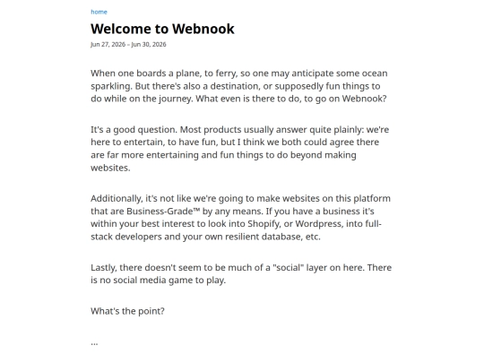 posts/welcome screenshot