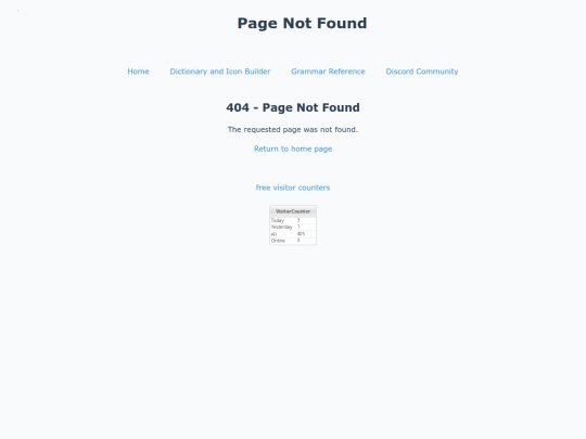 not_found screenshot