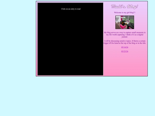 Diary screenshot