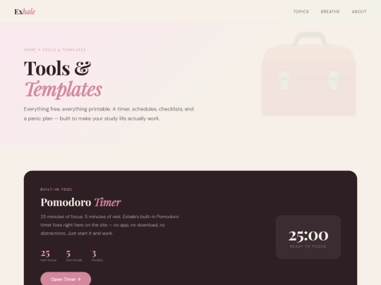 tools screenshot