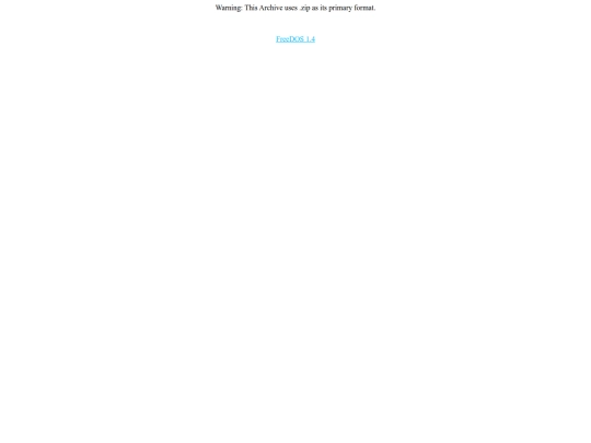 FreeDOS screenshot