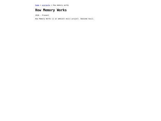 projects/howmemoryworks screenshot