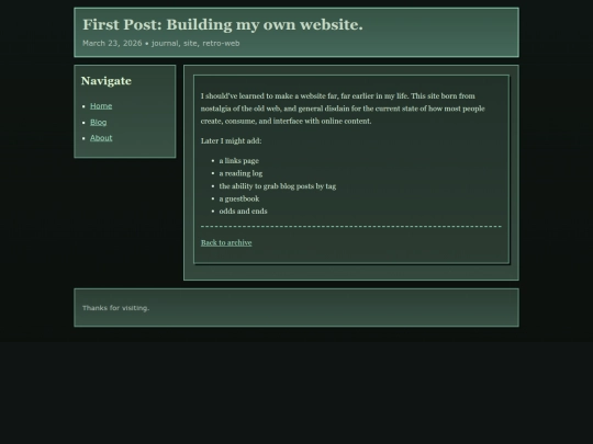 Website screenshot