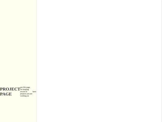 projects screenshot