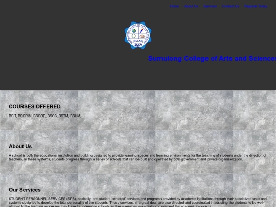 Website screenshot