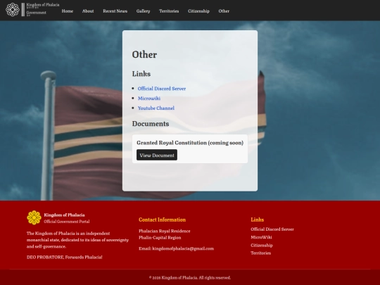 Website screenshot