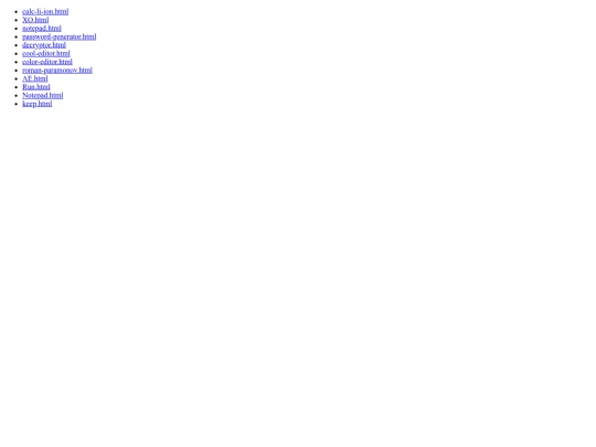 index screenshot