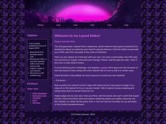 Website screenshot