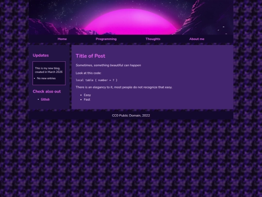 Website screenshot