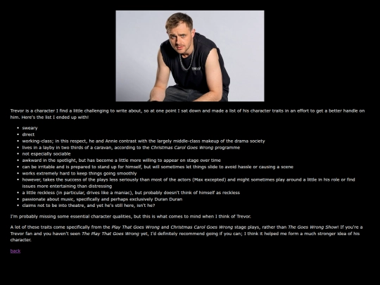 dressing/trevor/profile screenshot