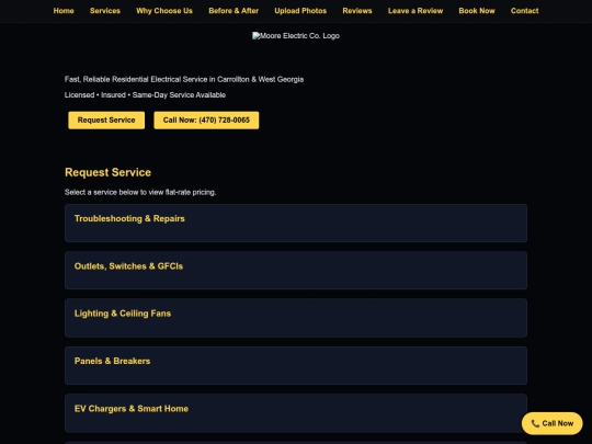 Website screenshot