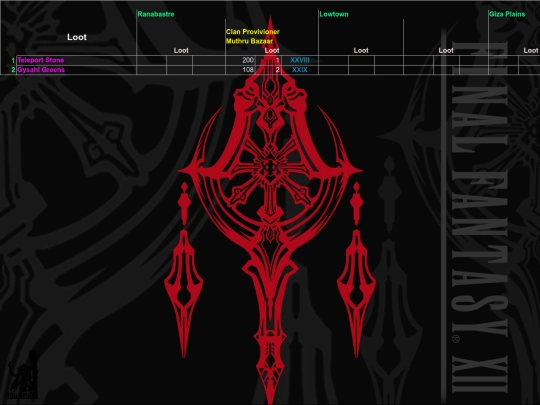 FFXII/Shops/sheet007 screenshot