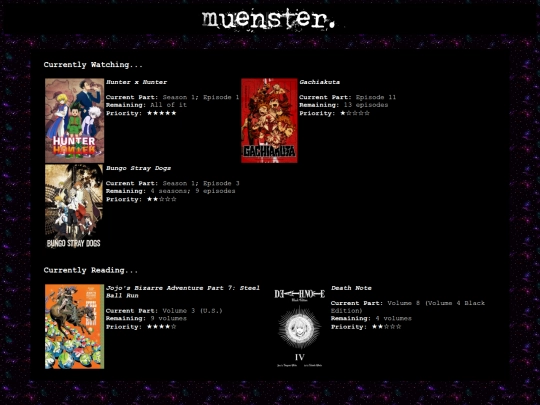 currently-experiencing screenshot