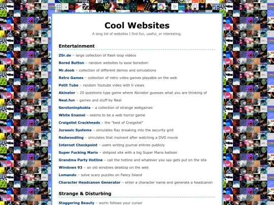 Website screenshot