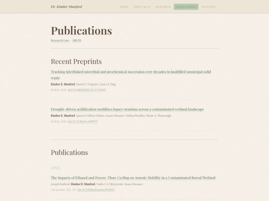 publications screenshot