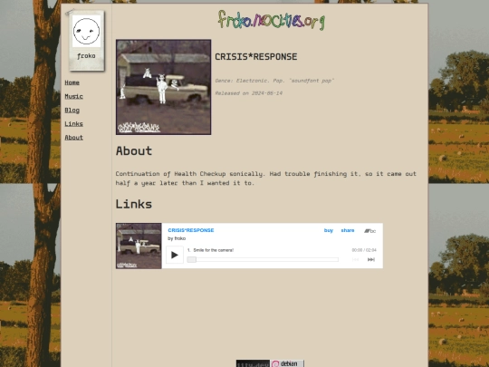 music/crisis*response screenshot
