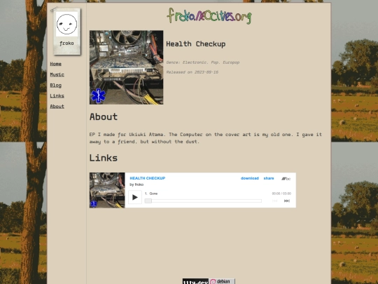 music/health checkup screenshot