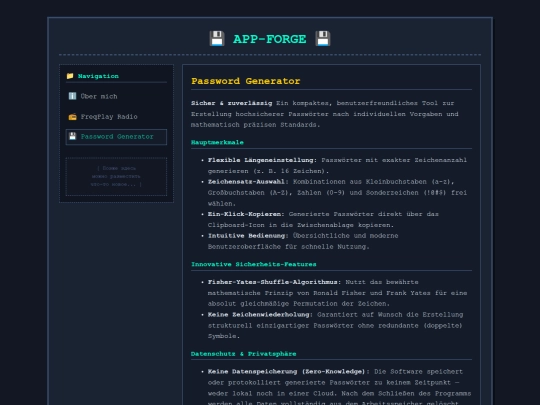 generator screenshot