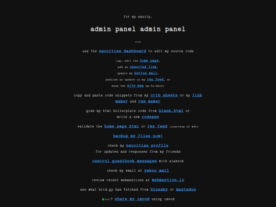adminpanel screenshot