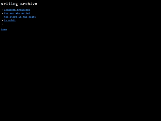writing screenshot
