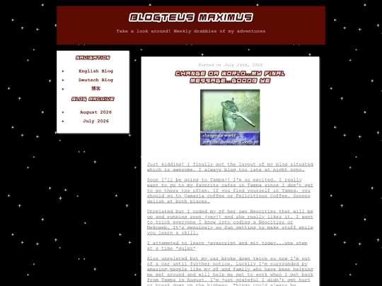 blog screenshot