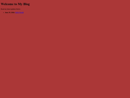 blog screenshot