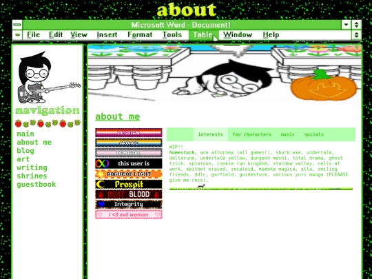 Website screenshot