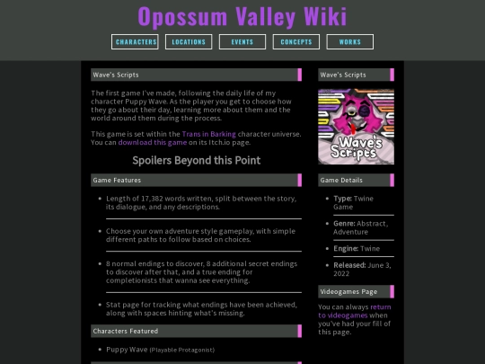 Works/WavesScripts screenshot