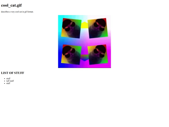 index screenshot