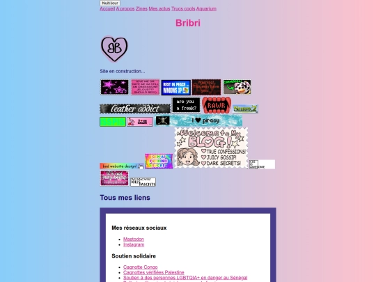 links screenshot