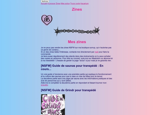 zines screenshot
