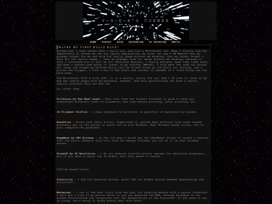 Pages/rally screenshot