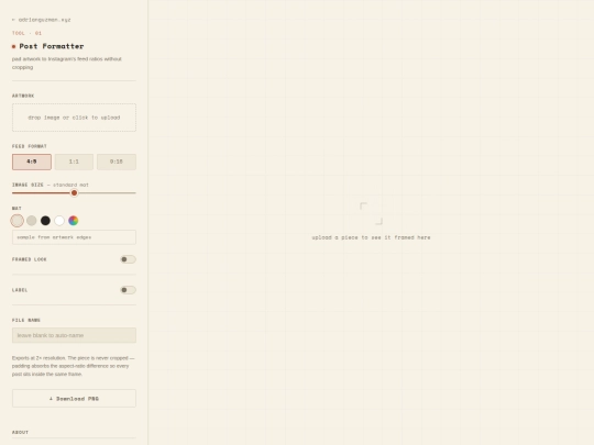 text/post-formatter screenshot
