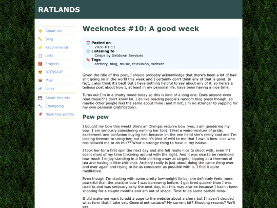blog/2026/01/11/weeknotes-10 screenshot