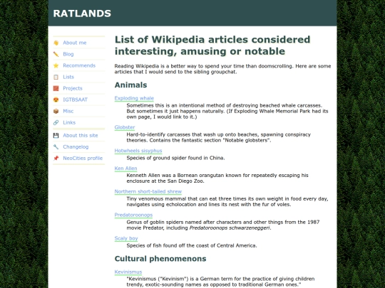 lists/wikipedia screenshot