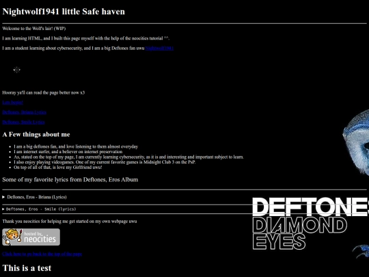 index screenshot