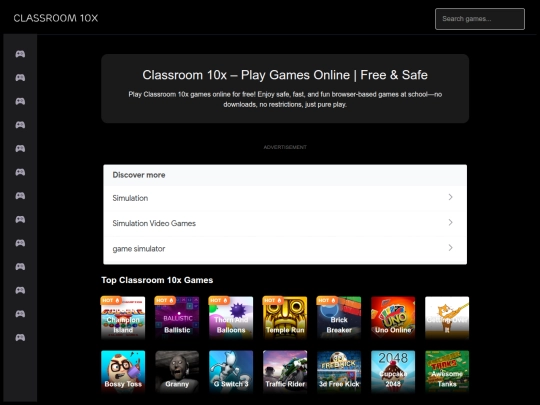 Website screenshot