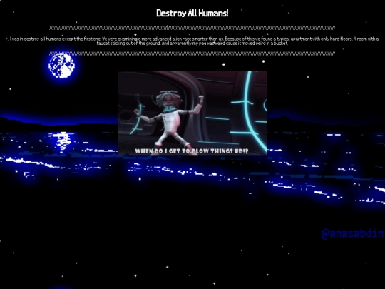 Dreams/DreamEntries/ShortEntries/DestroyAllHumans screenshot