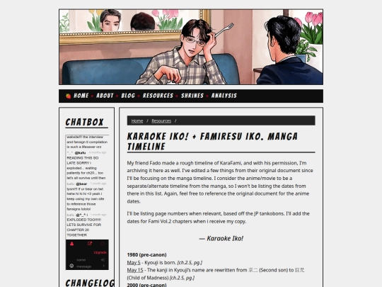 Website screenshot