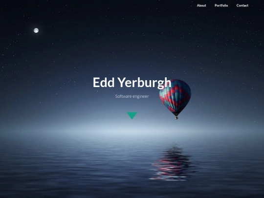 SinglePageWebSite screenshot
