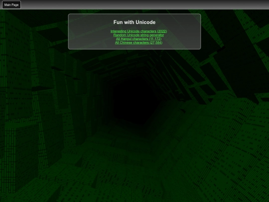 unicode screenshot