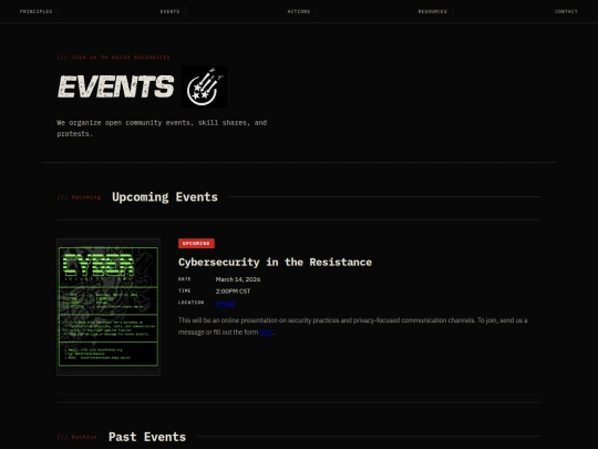 Website screenshot