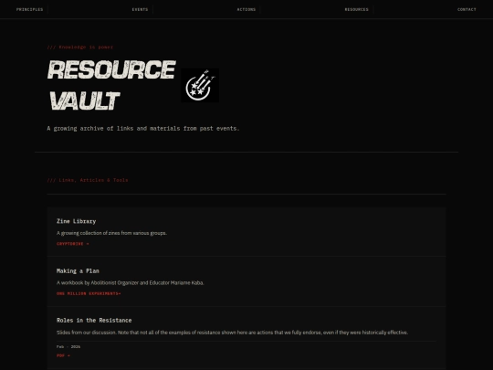 Website screenshot