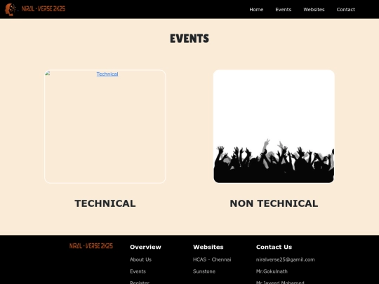 Feb Proj/Events screenshot