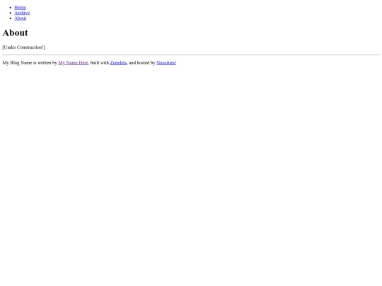 Blog/about screenshot