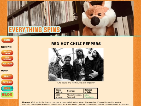 artists/rhcp screenshot