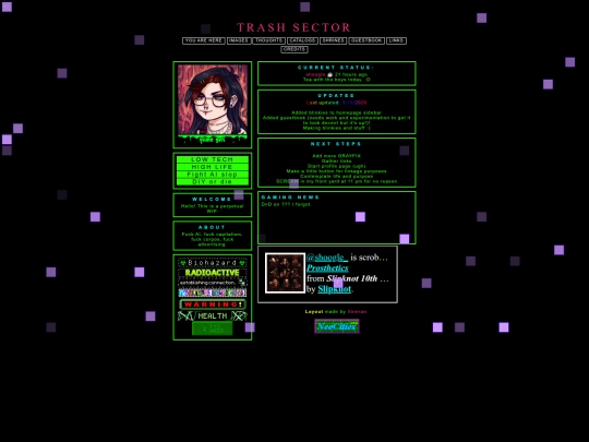 Website screenshot